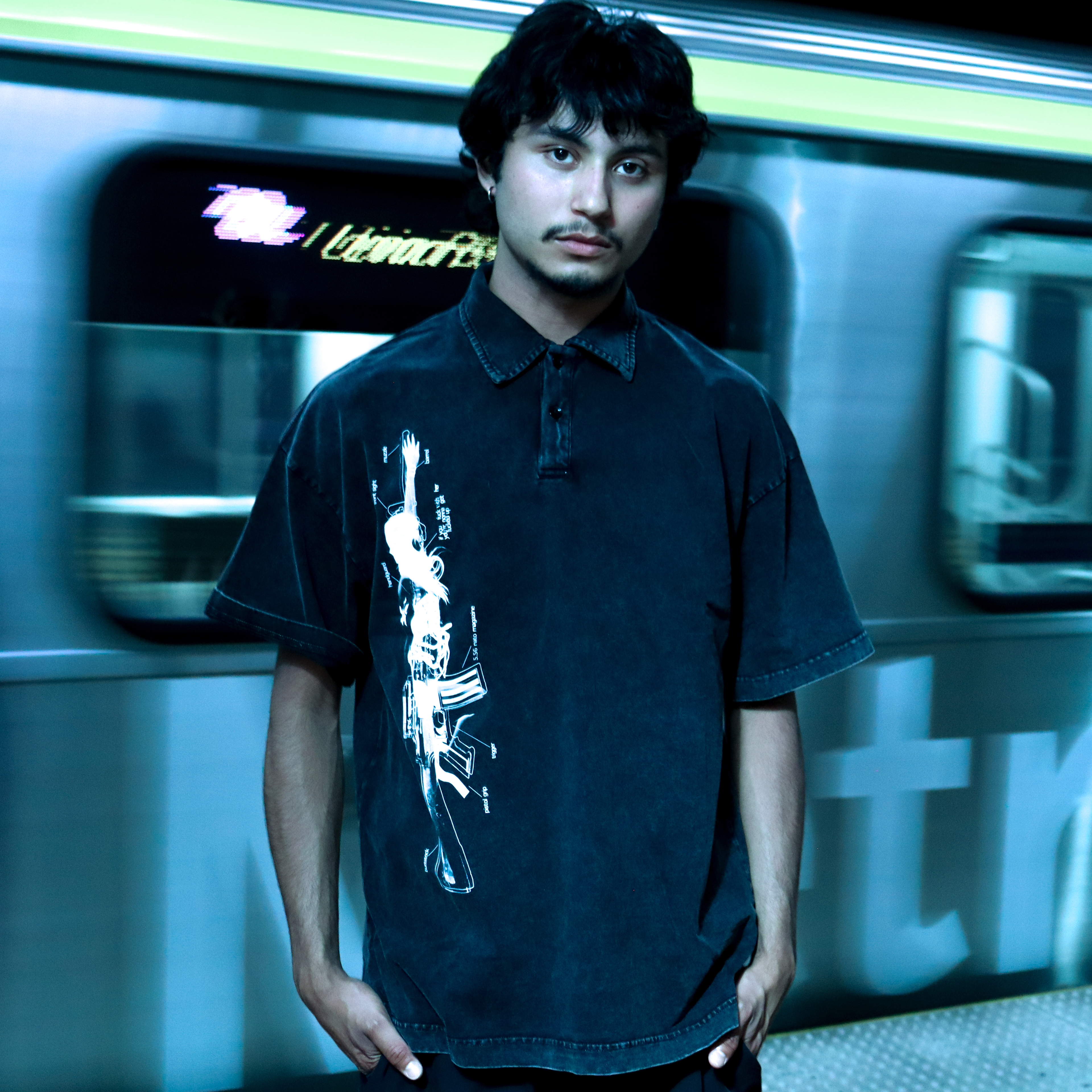 verbal warfare polo t-shirt